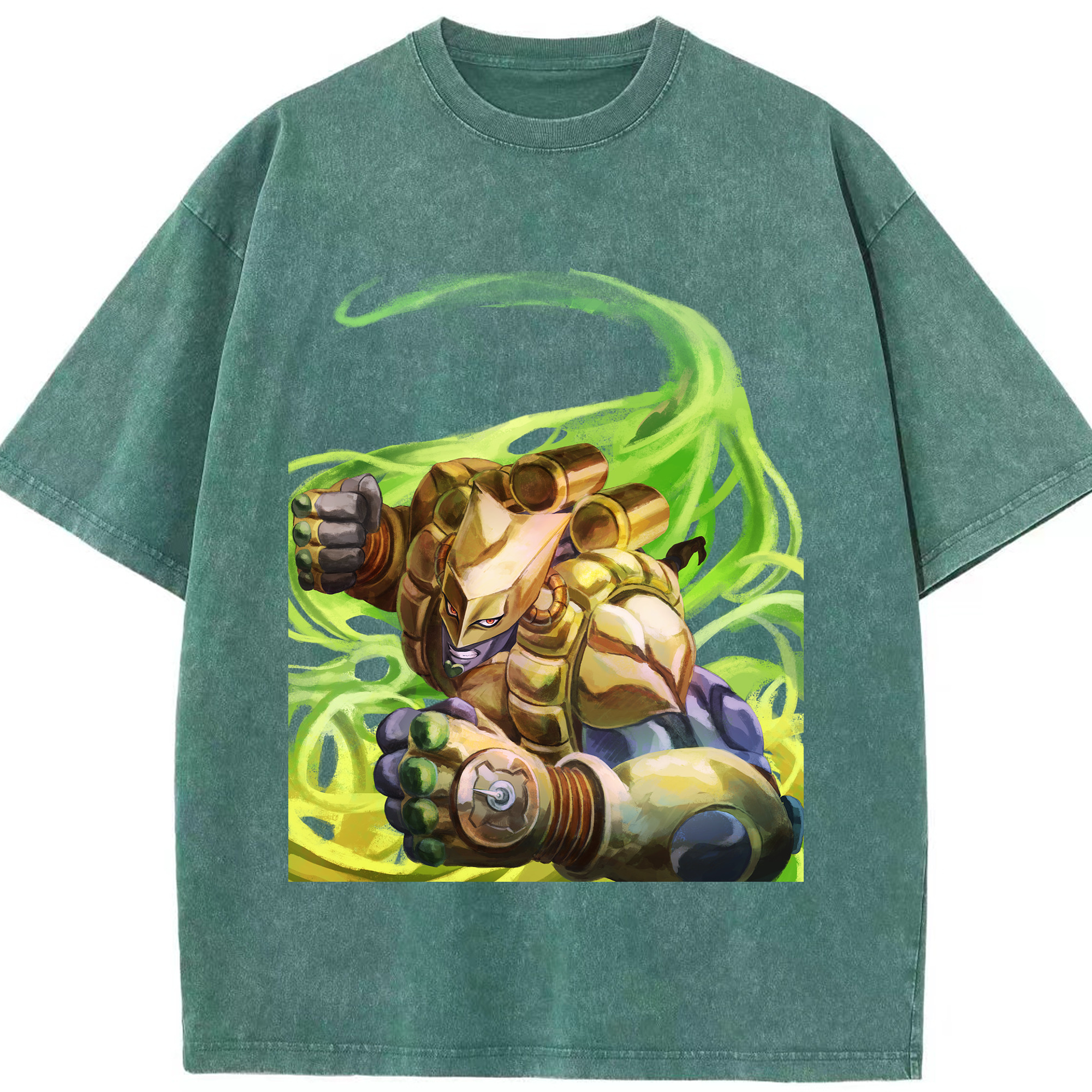 （画像用） ジョジョの奇妙な冒険 ディオ?ブランドー JoJo's Bizarre Adventure Dio Brando 綿100% ヴィンテージ風 半袖Tシャツ（フロントプリント）